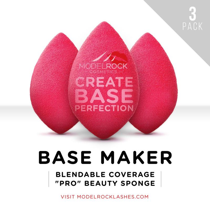 ModelRock - Base Maker Pro Beauty Sponge 3pk Olive Drop