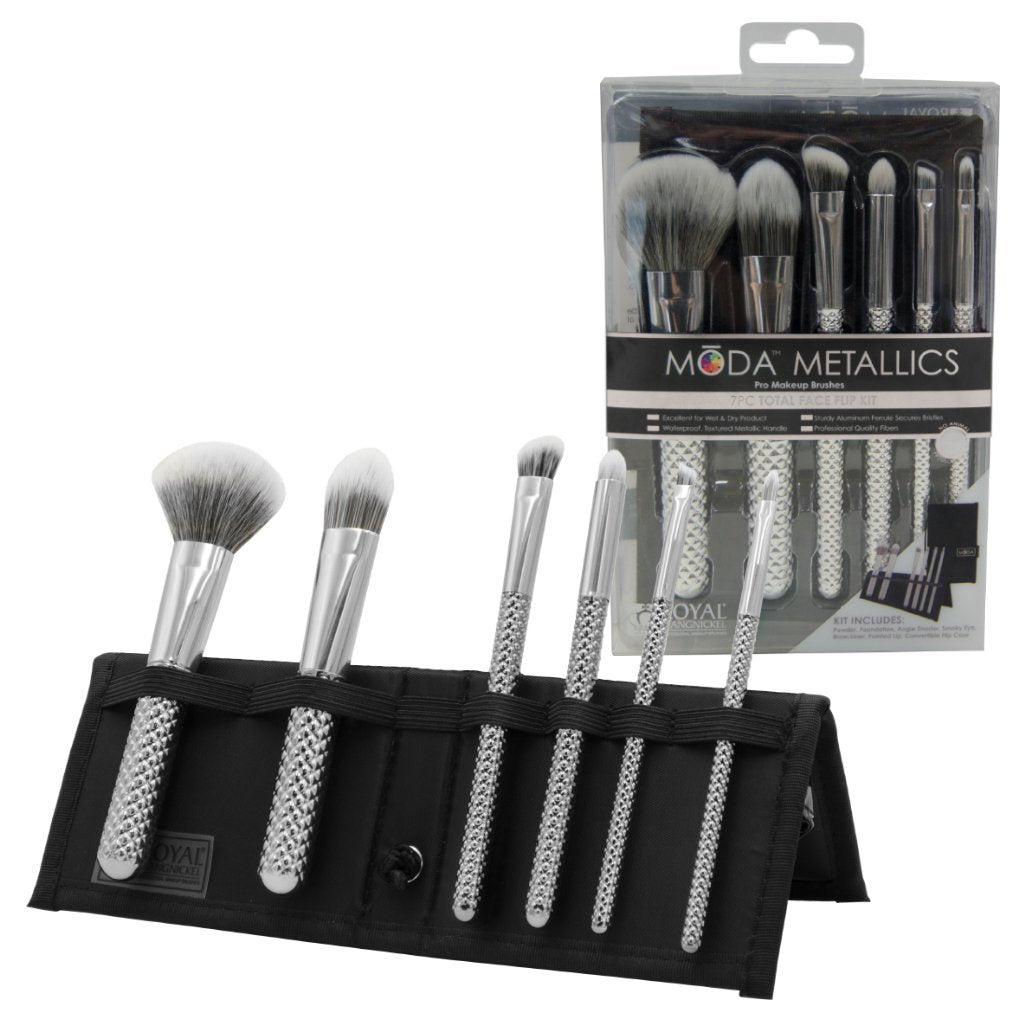 Moda - Metallics 7pc Metallic Silver Total Face Kit