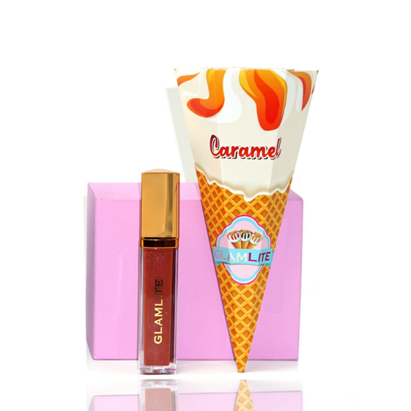 Glamlite Cosmetics - Ice Cream Cone Gloss Caramel