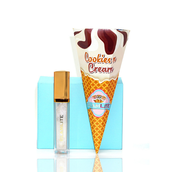 Glamlite Cosmetics - Ice Cream Cone Gloss Cookies 'n Cream