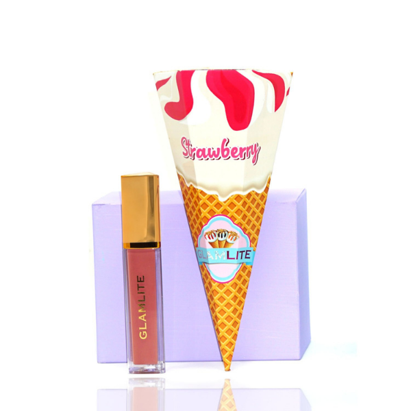 Glamlite Cosmetics - Ice Cream Cone Gloss Strawberry
