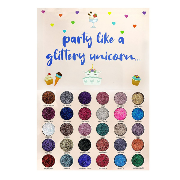 Italia Deluxe - Unicorn Party Glitter Palette