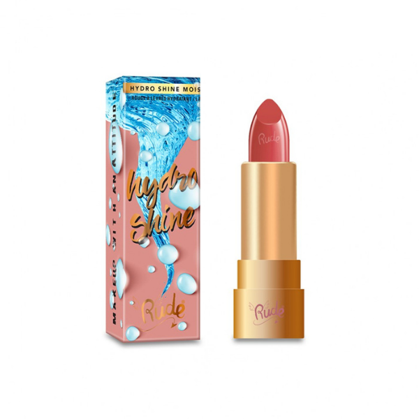 Rude Cosmetics - Hydro Shine Moisturizing Lipstick Mauve Blush