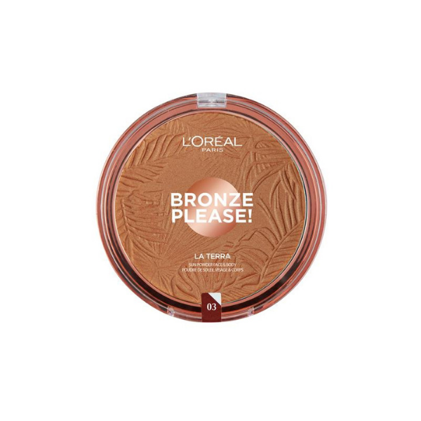 L'Oreal - Glam Bronze La Terra Sun Powder Face & Body Amalfi-Medio