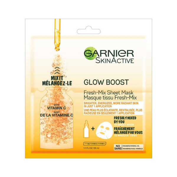 Garnier - Glow Boost Fresh-Mix Sheet Mask with Vitamin C