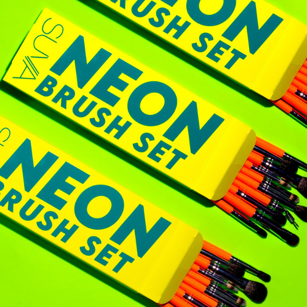 Suva Beauty - Neon 10pc Eye Brush Set