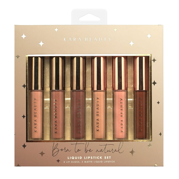 Kara Beauty - Born To Be Natural Liquid Lipstick Set