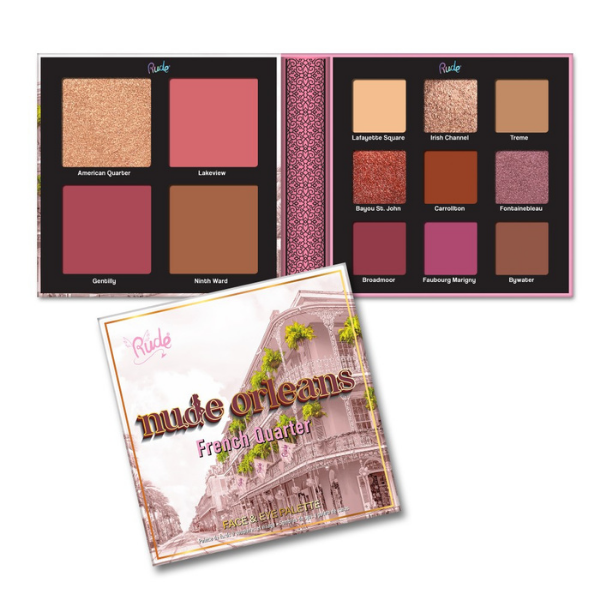 Rude Cosmetics - Nude Orleans Face & Eye Palette