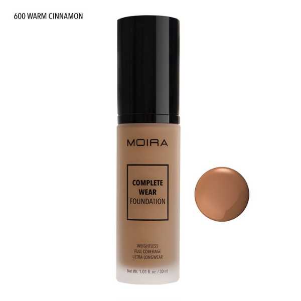 Moira Beauty - Complete Wear Foundation Warm Cinnamon