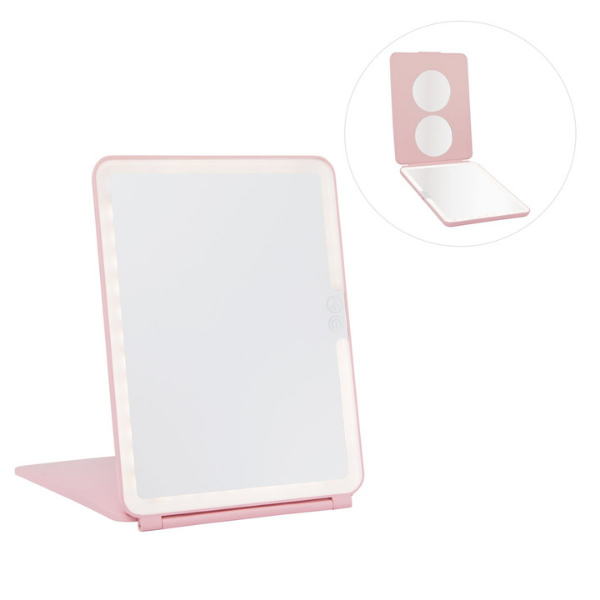 Beauty Creations - On The Go LED Mirror Pink