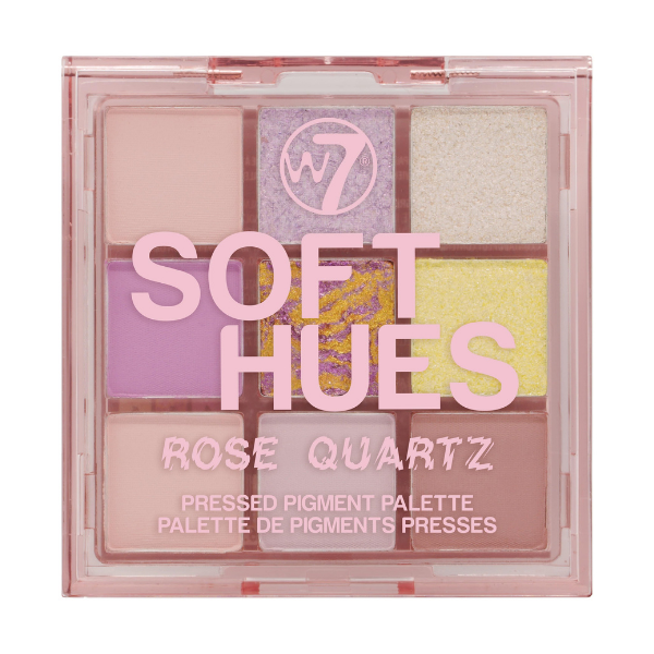 W7 - Soft Hues Pressed Pigment Palette Rose Quartz