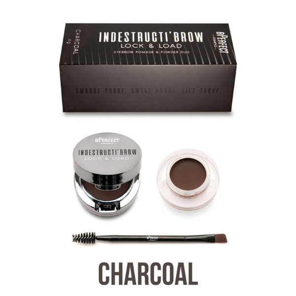 bPerfect Cosmetics - Indestructi'Brow Lock and Load Eye Brow Set - Charcoal