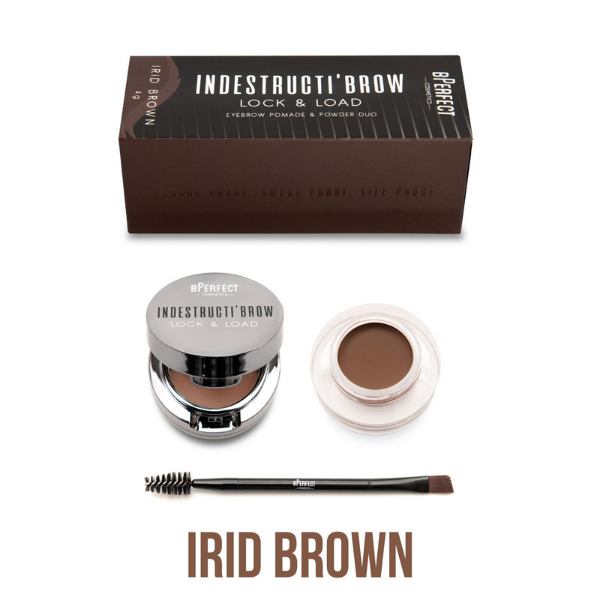 bPerfect Cosmetics - Indestructi'Brow Lock and Load Eye Brow Set - Irid Brown