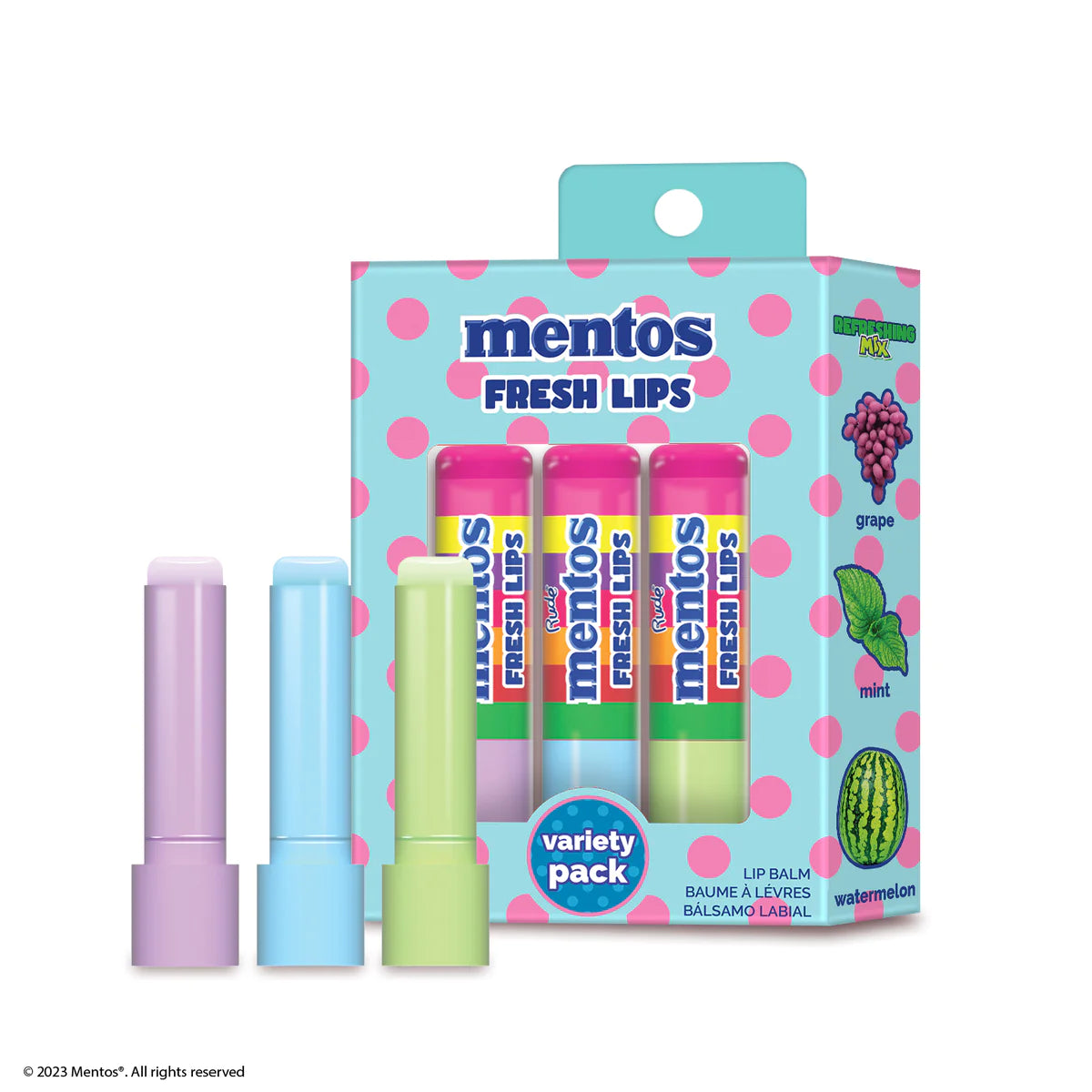 Rude Cosmetics - Mentos Fresh Lips Variety Pack Refreshing Mix