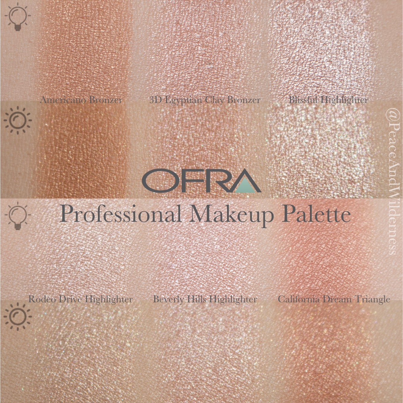 Ofra Cosmetics - On The Glow Highlighter Palette