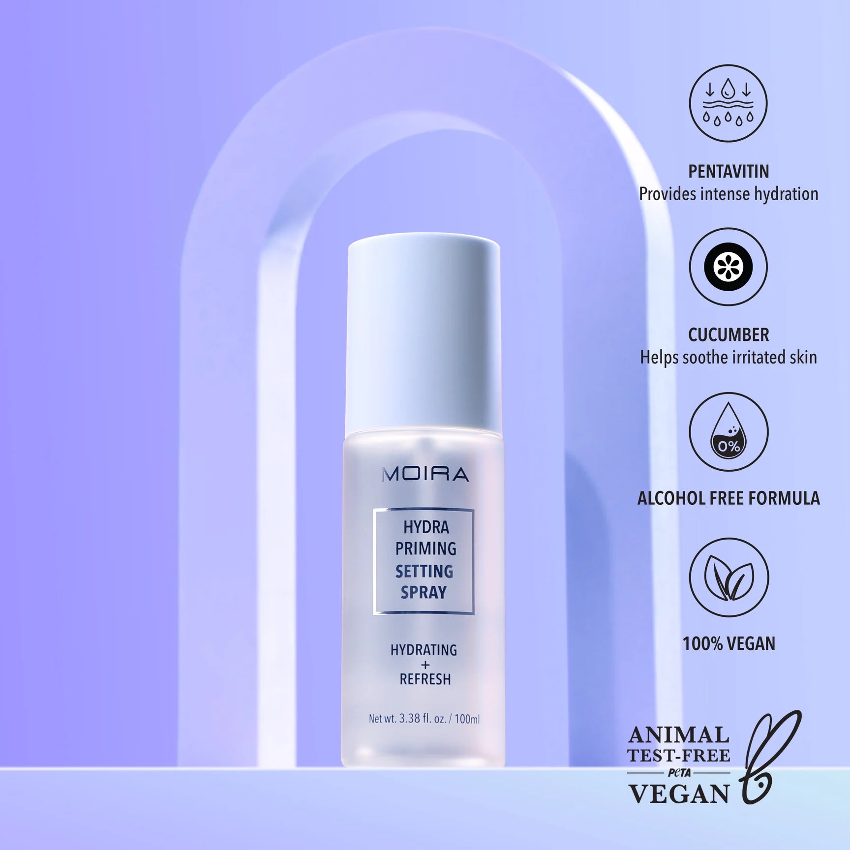 Moira Beauty - Hydra Priming Setting Spray