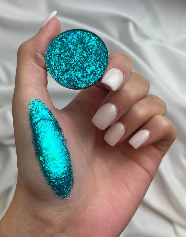 With Love Cosmetics - Pressed Glitter Ocean Blue Crushed Diamonds