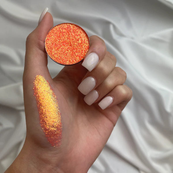 With Love Cosmetics - Pressed Glitter Orange Burst