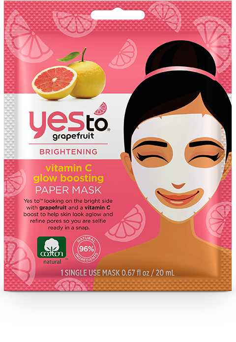 Yes To - Grapefruit Vitamin C Glow-Boosting Paper Mask