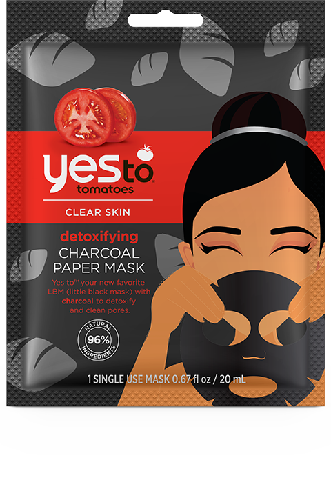 Yes To - Tomatoes Detoxifying Charcoal Paper Mask