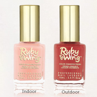 Ruby Wing Scented Colour Changing Polish "Peony"