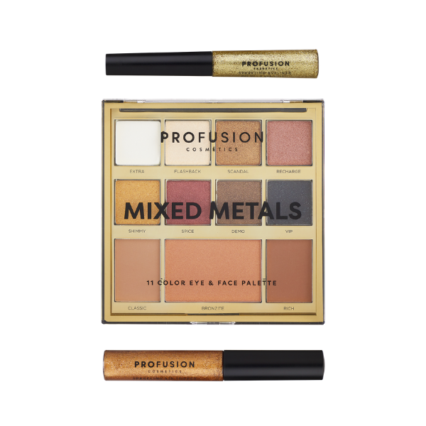 Profusion - Mixed Metals Face Kit Gold Chrome