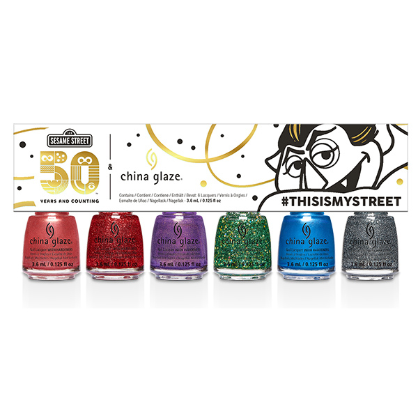 China Glaze - Holiday Collection This Is My Street 6pc Mini Kit