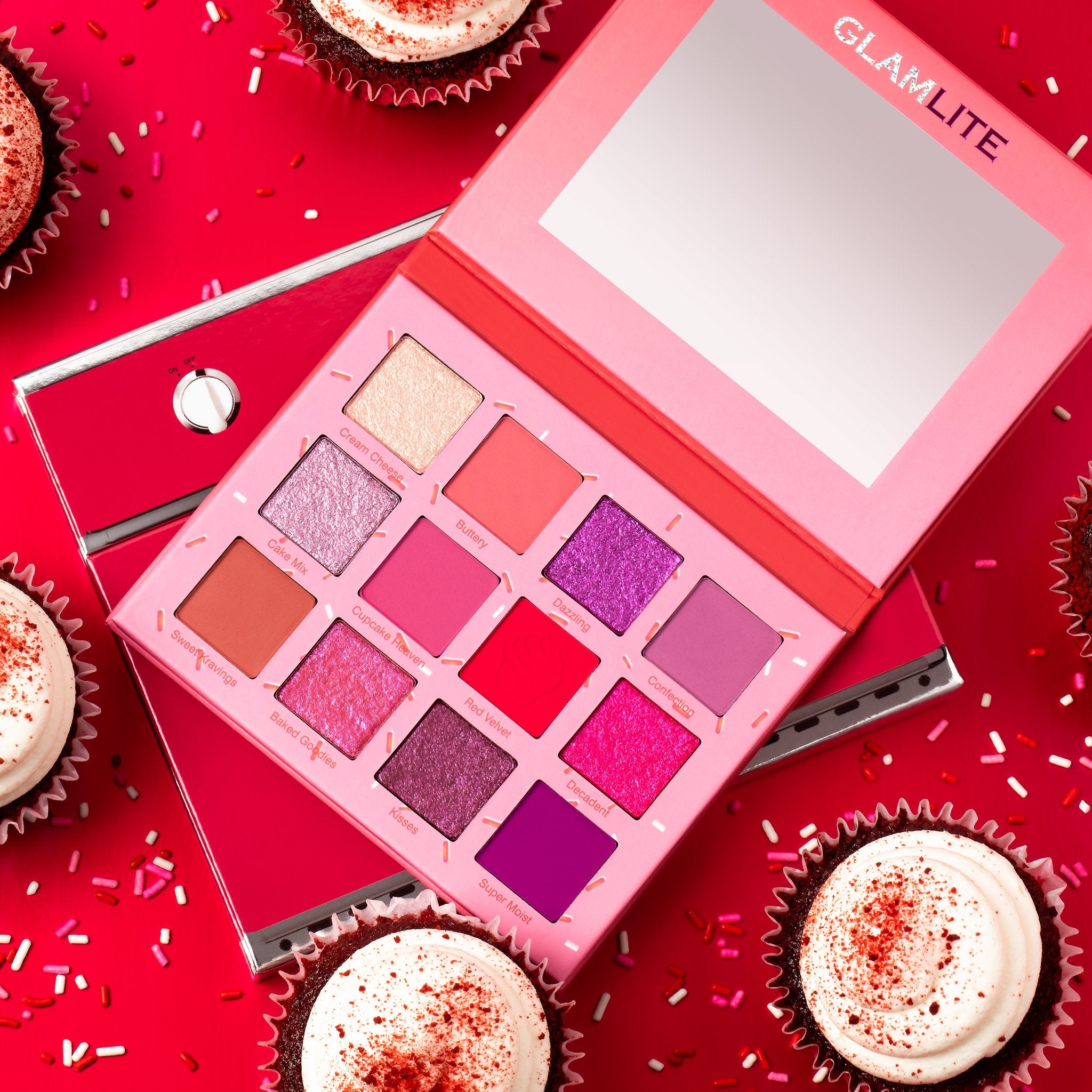 Glamlite Cosmetics - Red Velvet Cupcake Palette