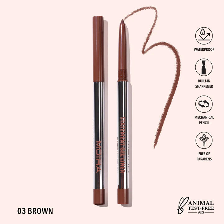 Moira Beauty - Statement Gel Liner Brown