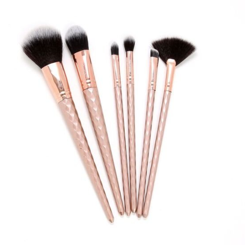 Beauty Creations - Rose Gold Unicorn 6pc Brush Set