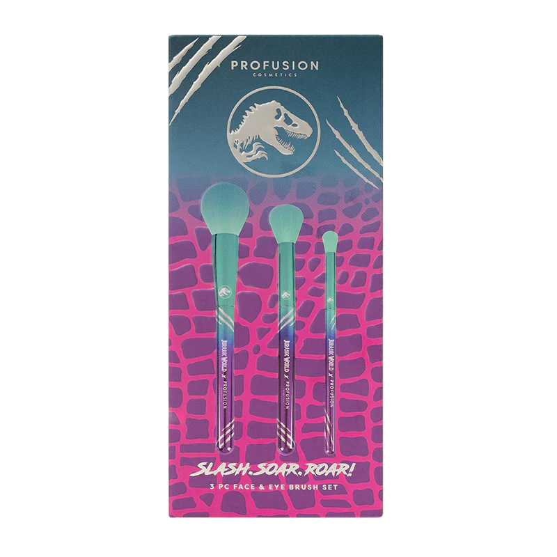Profusion - Jurassic World Slash. Soar. Roar! Face & Eye Brush Set