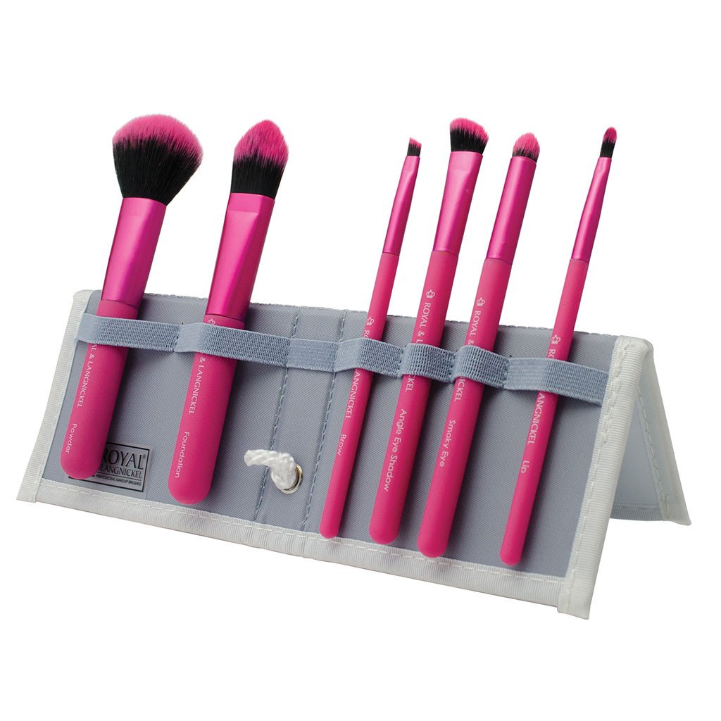 Moda - Total Face 7pc Pink Brush Kit