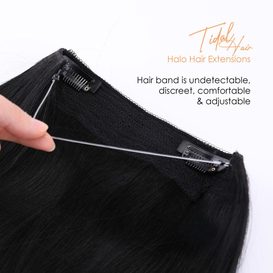 Tidal Hair - Halo Hair Extensions: Honey Blonde #18