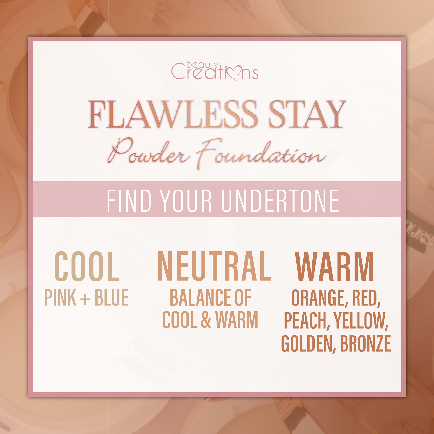 Beauty Creations - Flawless Stay Powder Foundation