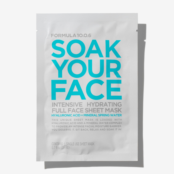 Formula 10.0.6 - Soak Your Face Intensive Hydrating Sheet Mask
