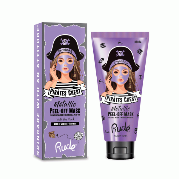 Rude Cosmetics - Pirate's Chest Metallic Peel-off Mask - Walk the Plank (Glowing)