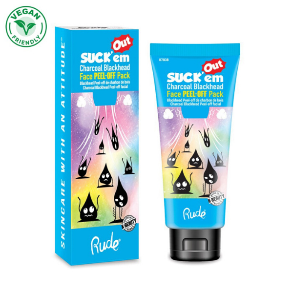 Rude Cosmetics - Suck'em Out Charcoal Blackhead Face Pack