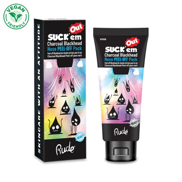 Rude Cosmetics - Suck'em Out Charcoal Blackhead Nose Pack