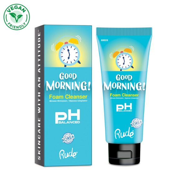 Rude Cosmetics - Good Morning! Foam Cleanser - pH Balanced