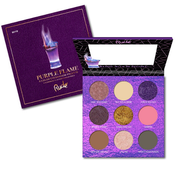 Rude Cosmetics - Cocktail Party Purple Flame Palette