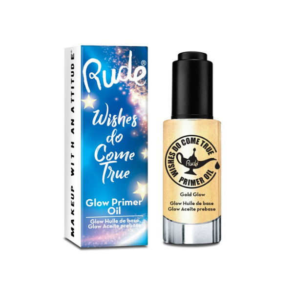 Rude Cosmetics - Wishes Do Come True Glow Primer Oil - Gold Glow