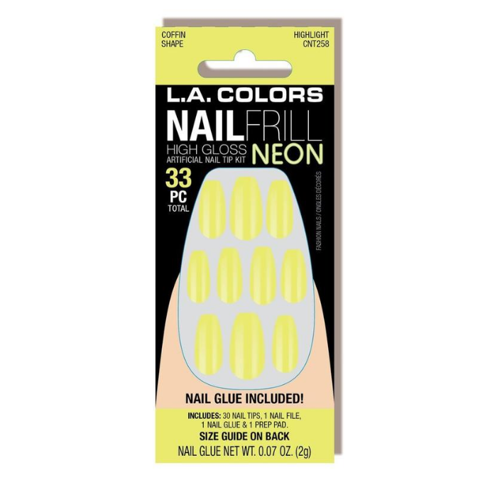 L.A. Colors - Nail Frill Neon Nail Kit Highlight