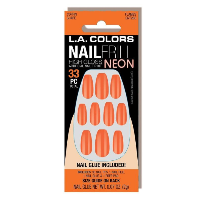 L.A. Colors - Nail Frill Neon Nail Kit Flames