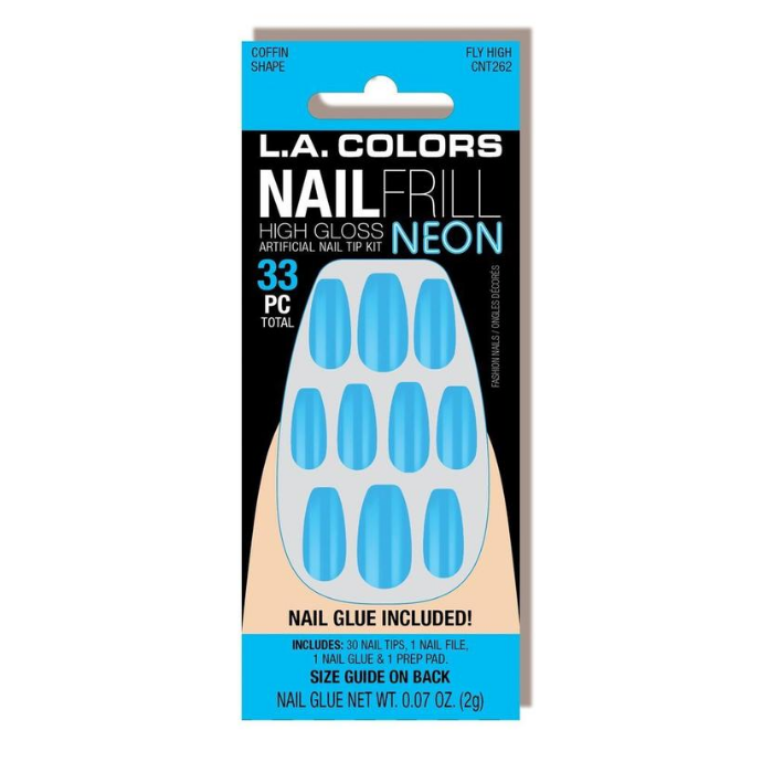L.A. Colors - Nail Frill Neon Nail Kit Fly High