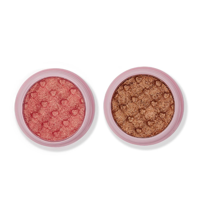 Ace Beaute - Soft Glimmer Shadows Duo Set Cotton Candy & Iced Latte
