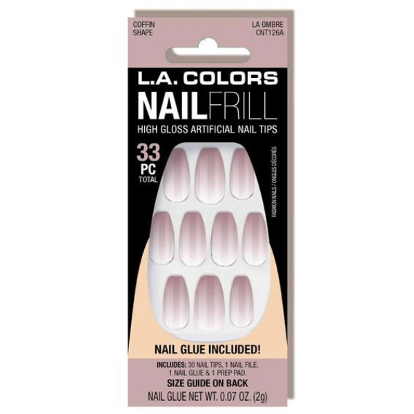 L.A. Colors - Nail Frill Nail Kit La Ombre