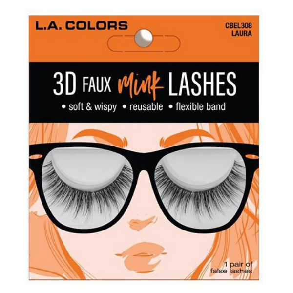 L.A. Colors - 3D Faux Mink Lashes Laura