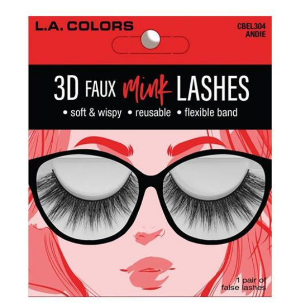 L.A. Colors - 3D Faux Mink Lashes Andie