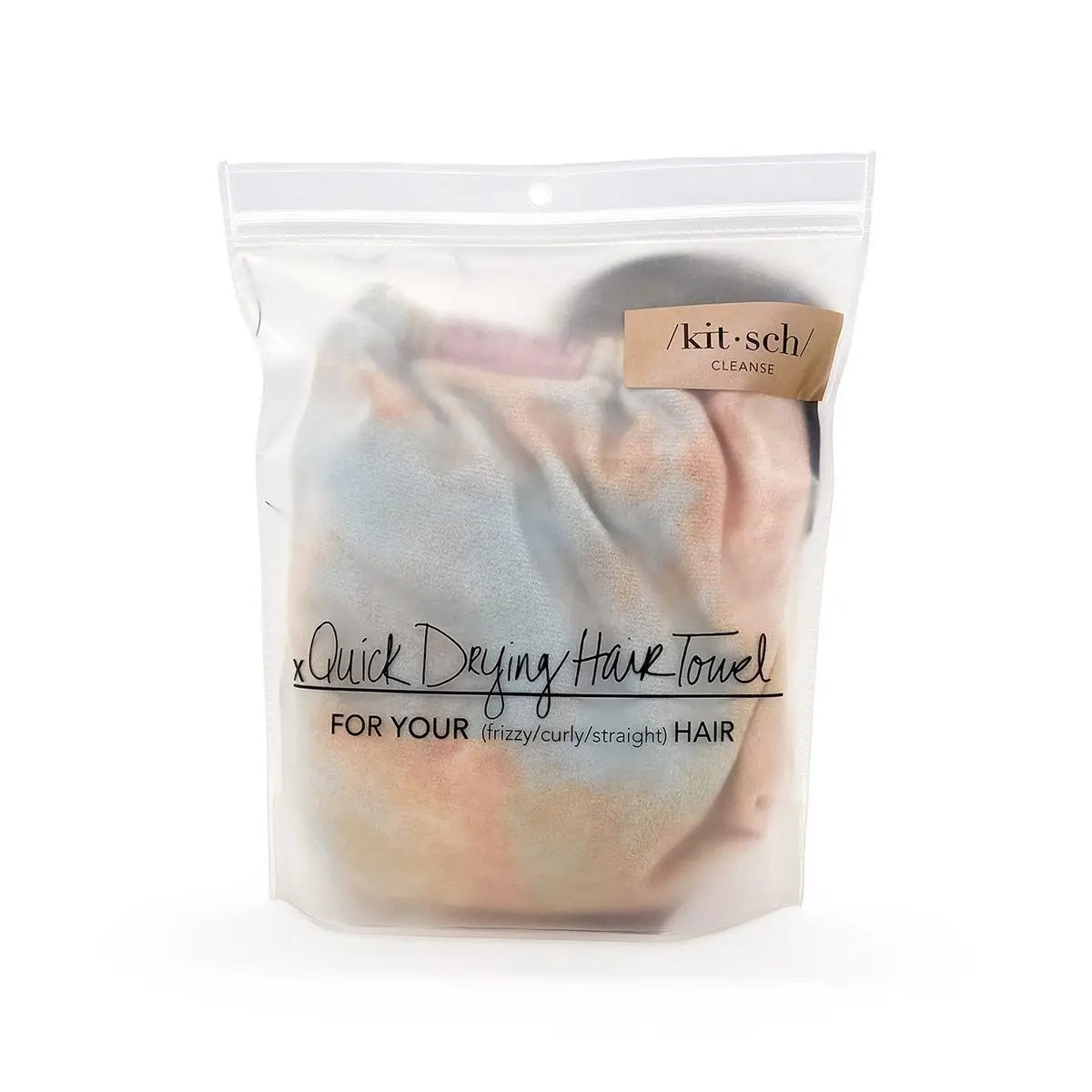 Kitsch - Quick Dry Hair Towel - Sunset Tie Dye
