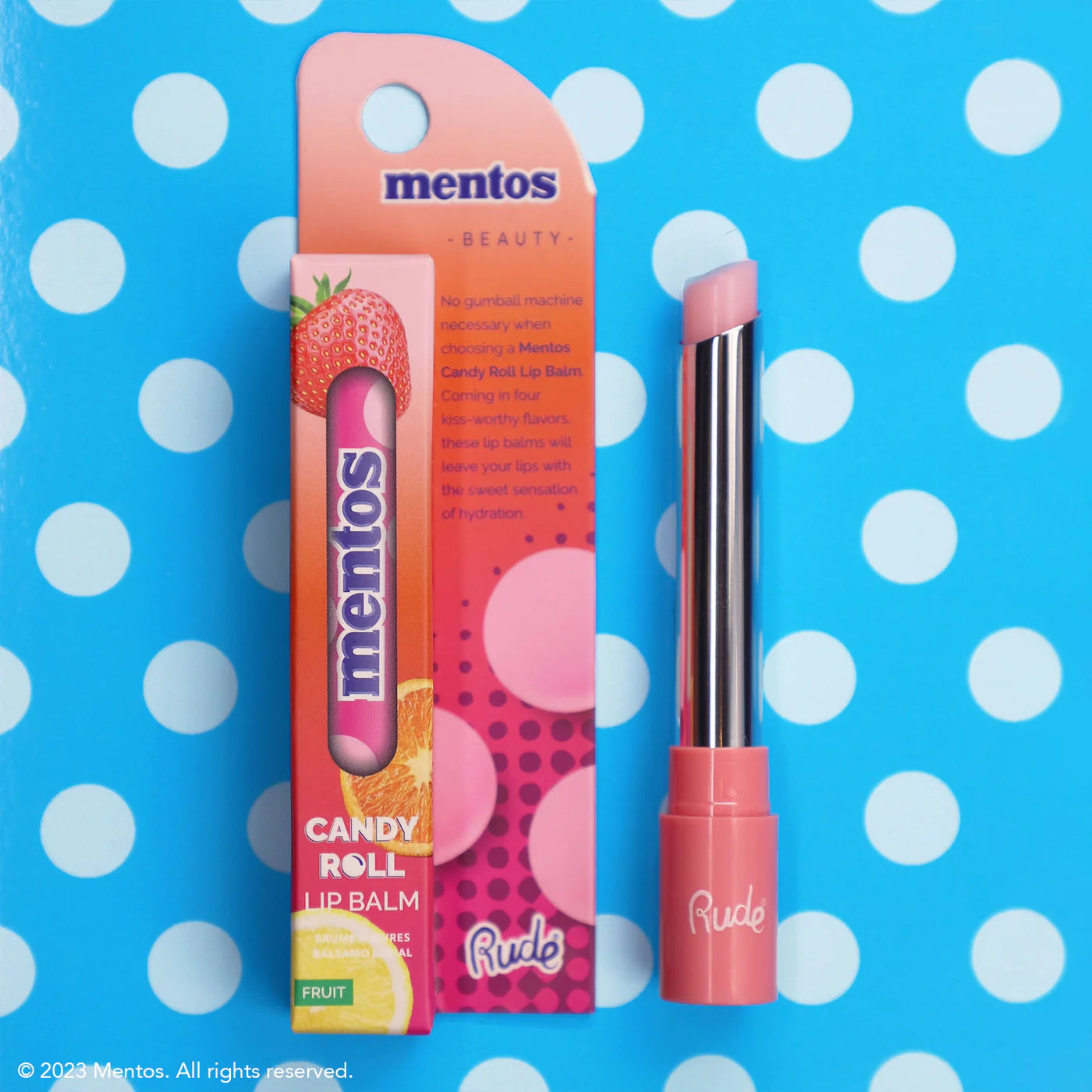 Rude Cosmetics - Mentos Candy Roll Lip Balm Fruit